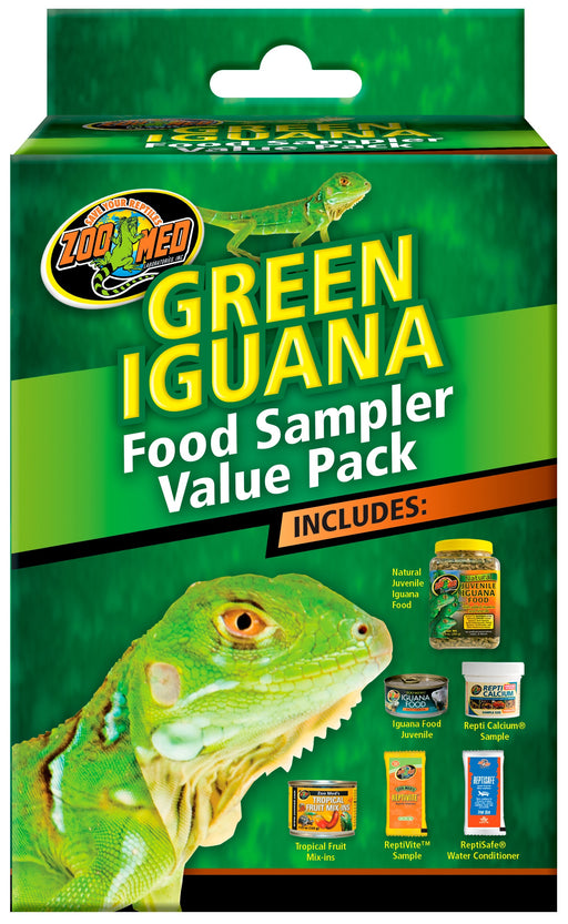 1 count Zoo Med Green Iguana Food Sampler Value Pack