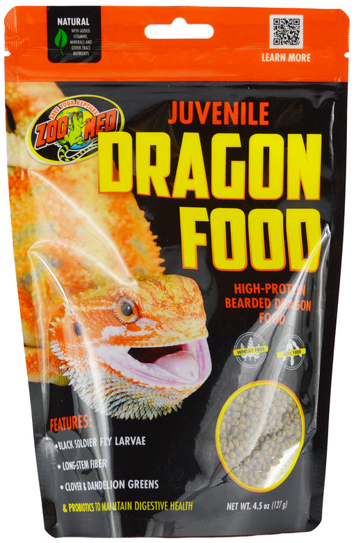4.5 oz Zoo Med Juvenile Bearded Dragon Food