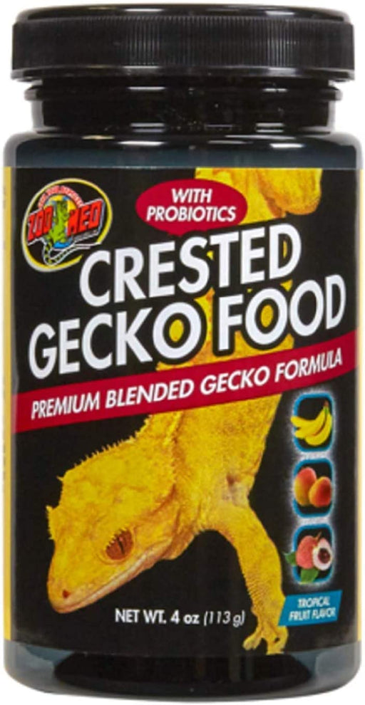 36 oz (9 x 4 oz) Zoo Med Crested Gecko Food Tropical Fruit Flavor