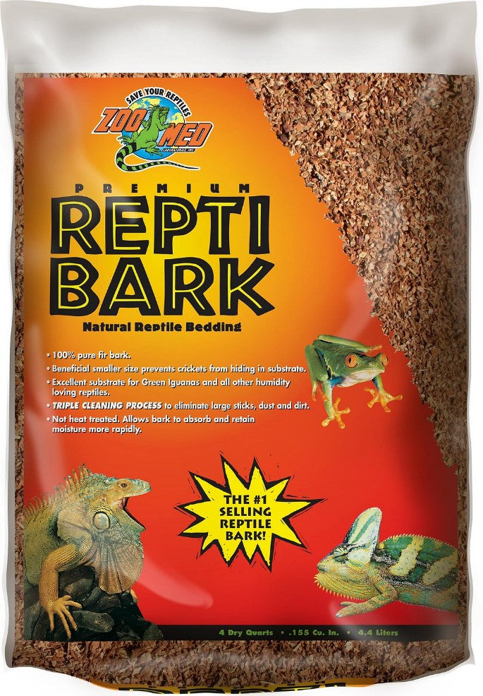 4 quart Zoo Med Premium Repti Bark Natural Reptile Bedding