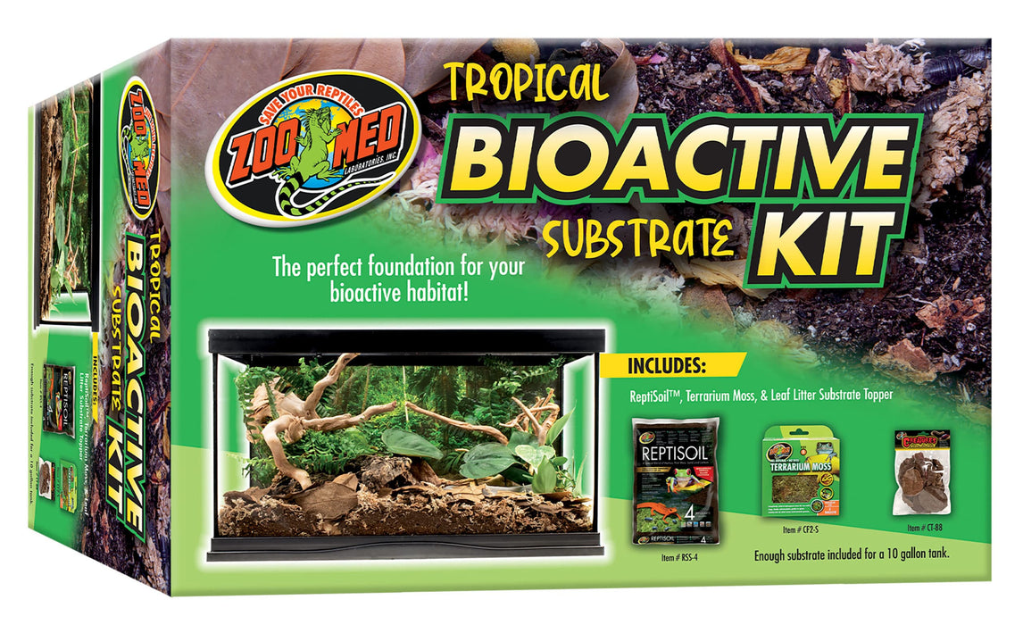 1 count Zoo Med Tropical Bioactive Substrate Kit