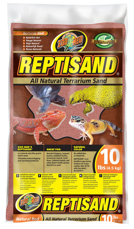 30 lb (3 x 10 lb) Zoo Med ReptiSand Natural Red