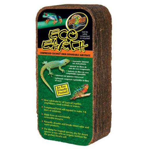 1 count Zoo Med Eco Earth Compressed Coconut Fiber Substrate