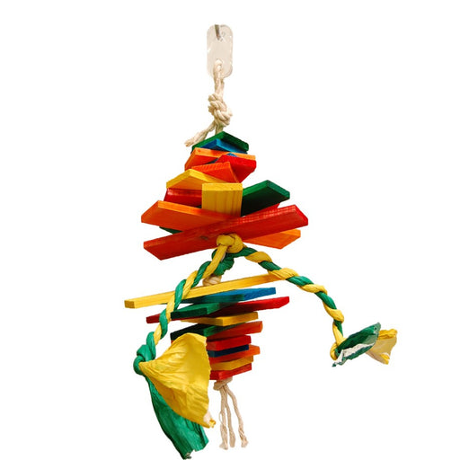 Small - 1 count Zoo-Max Popoff Hanging Bird Toy
