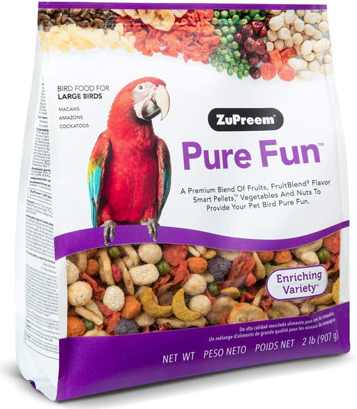 2 lb ZuPreem Pure Fun Enriching Variety Seed for Large Birds