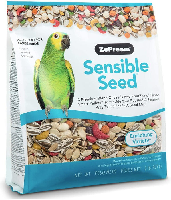 6 lb (3 x 2 lb) ZuPreem Sensible Seed Enriching Variety for Large Birds