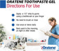 10 oz (4 x 2.5 oz) Zymox Oratene Enzymatic Brushless Toothpaste Gel for Dogs and Cats